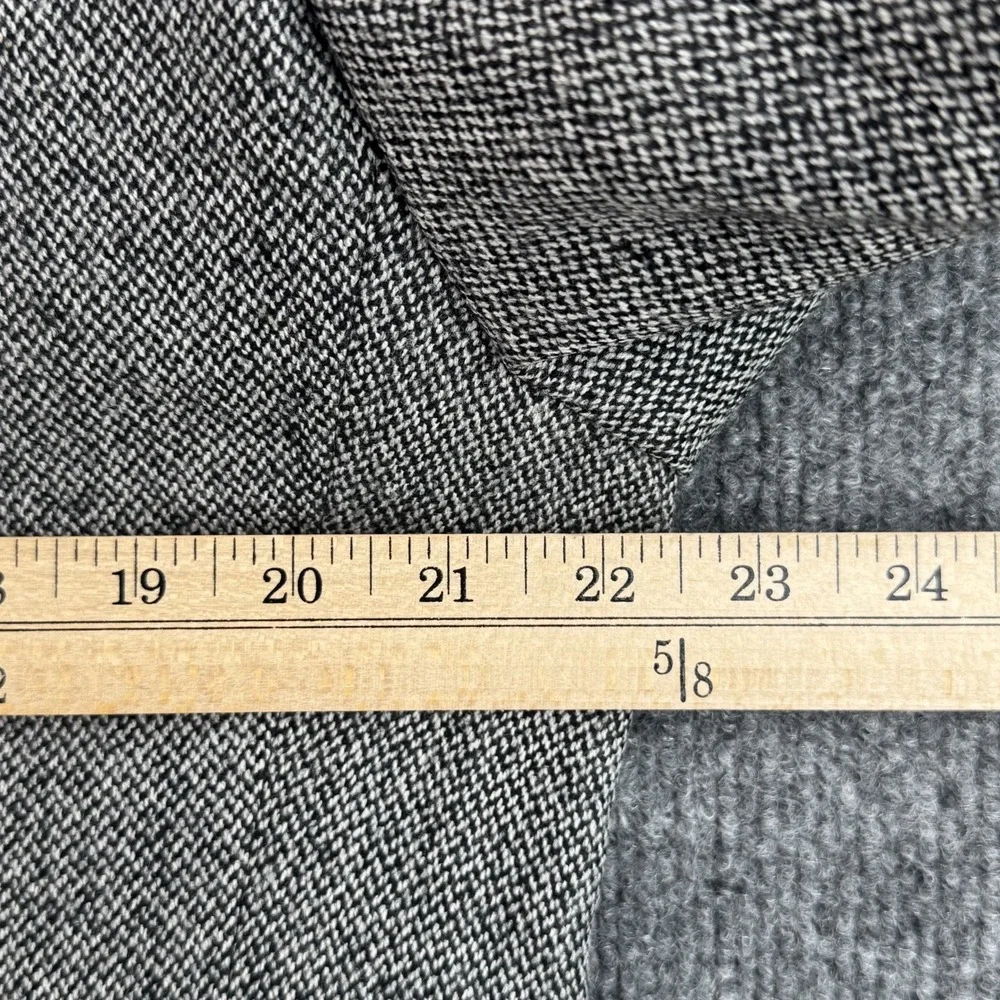 Vintage Brooks Brothers 346 Blazer Mens 43R Gray Micro Houndstooth Wool 2005